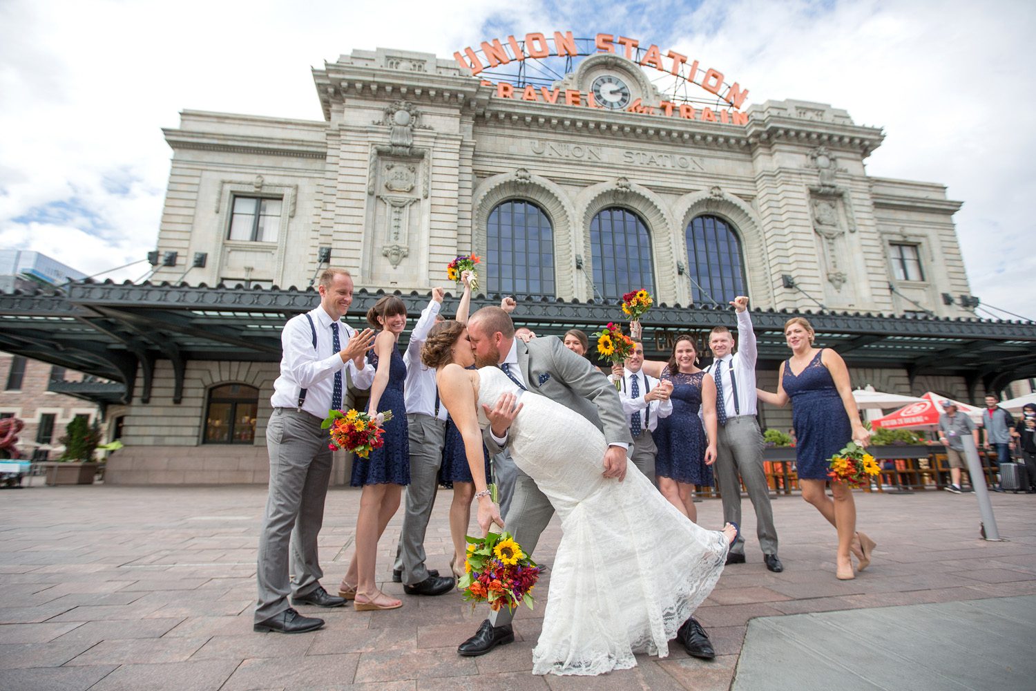 Downtown Denver Colorado Fall Wedding Photographer