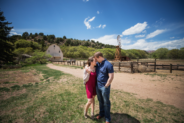 Rock Ledge Ranch Colorado Springs Engagement Photographer
