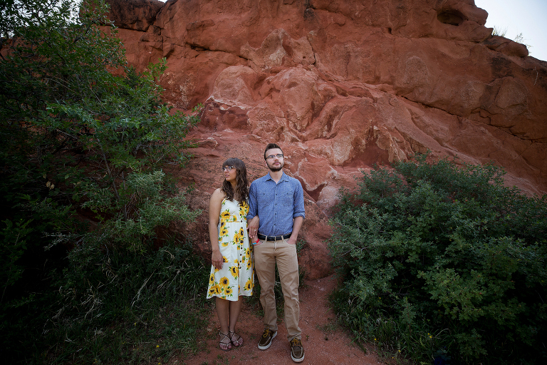 Red Rock Canyon Engagement Photography Colorado Springs