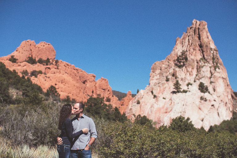 Colorado Springs Garden of the Gods Engagement Photography
