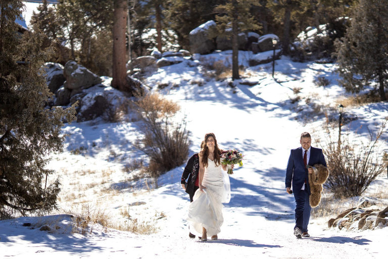 Estes Park Winter Wedding Photography