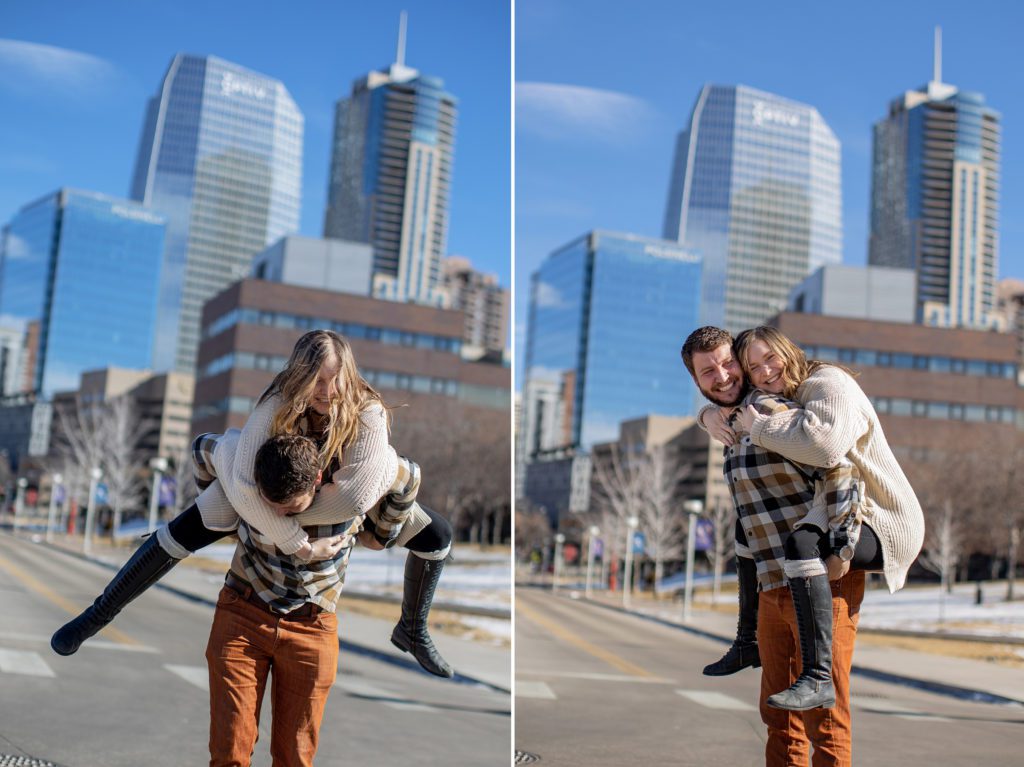Downtown Denver Colorado Engagement Photography