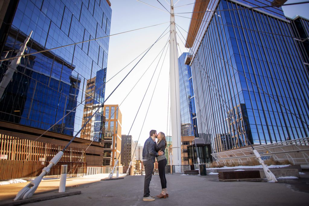 Downtown Denver Colorado Engagement Photography