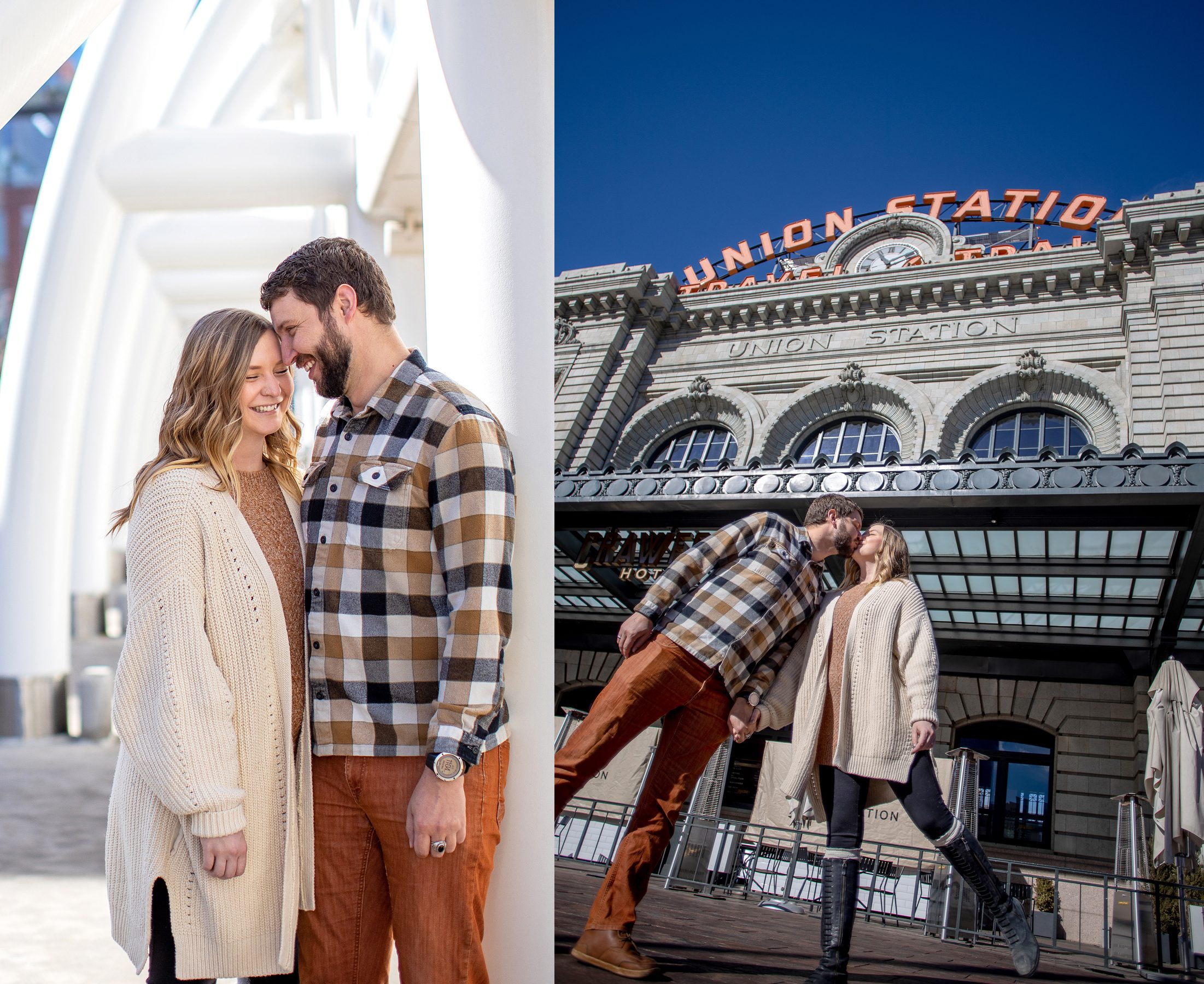 Downtown Denver Colorado Engagement Photography